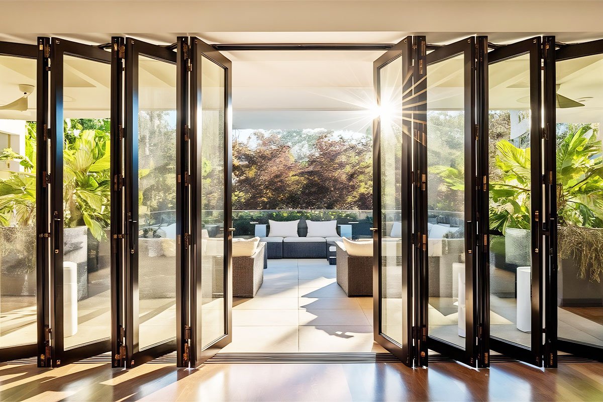 Bi-Folding Aluminium Glass Door Services
